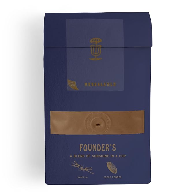 Stumptown Coffee Roasters, Founder's Blend, 100% Arabica Coffee - Organic Whole Bean Coffee, 100% Arabica Coffee - 12 Ounce Bag, Flavor Notes of Vanilla and Cocoa Powder