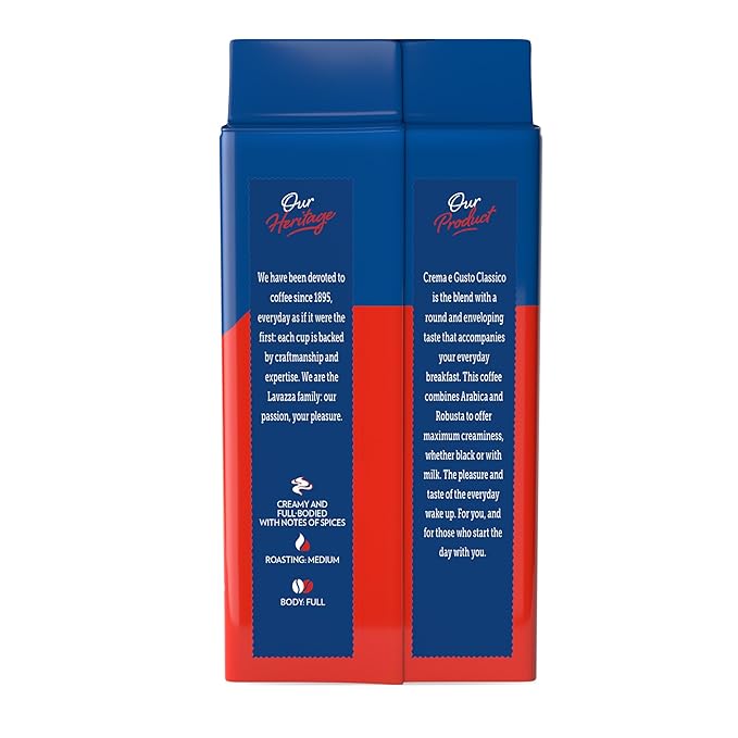 Lavazza Italian "Crema e Gusto" Ground Espresso (1 case = 20 x 8.8 oz bricks)