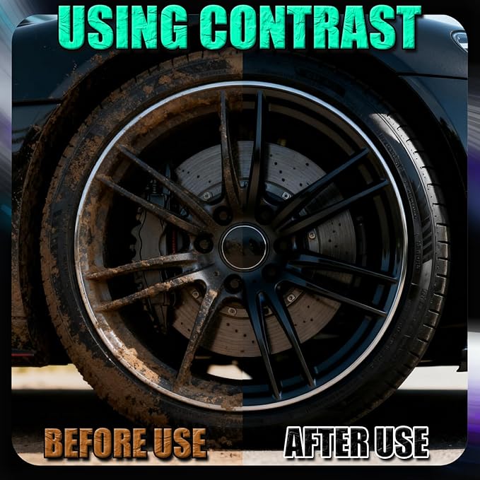 Flow Tire Shine Applicator,Reusable Car & Truck Tire Dressing Applicator,Works with All Tire Shine & Gels,Professional Car Detailing Tool