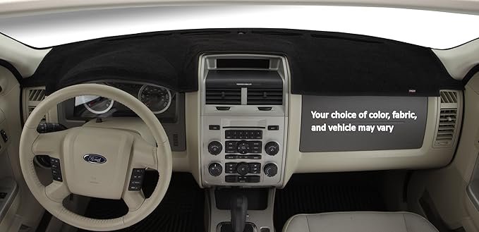 DashMat Original Dashboard Cover Cadillac Eldorado/Seville (Premium Carpet, Black)