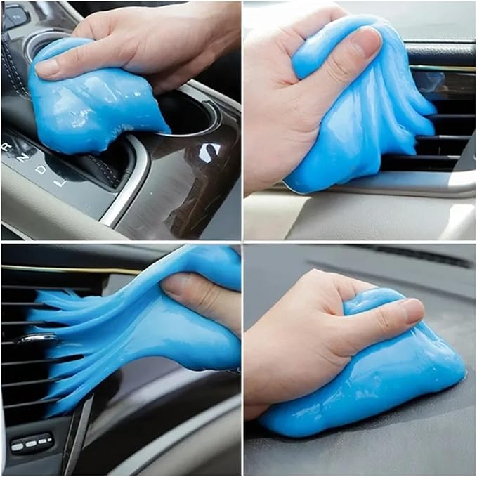 Reusable Car Cleaning Gel for Interior Detailing - for Vents, Dashboard, and Mud Removal(2 box 320g)