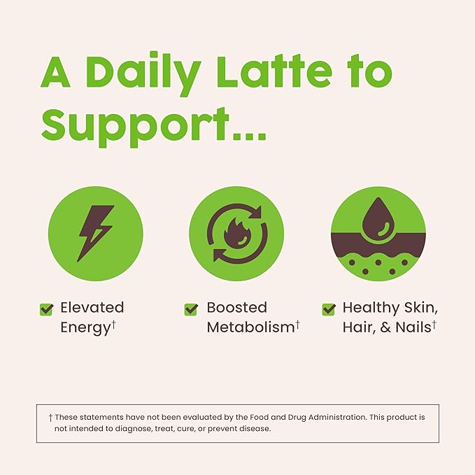 NativePath Matcha Latte Collagen Peptides with MCT Oil - 10g Grass-Fed Collagen & Organic Matcha for Energy & Focus - Keto, No Gluten or Dairy (8.1 oz)