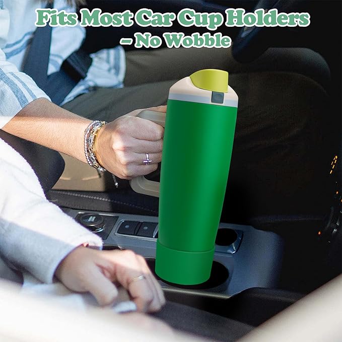 2PCS Silicone Boots for Owala 30oz & 40oz FreeSip Sway Bottles & Tumblers – Non-Slip, Scratch-Resistant, Stability Enhancer for Owala Accessories (Putting Green)