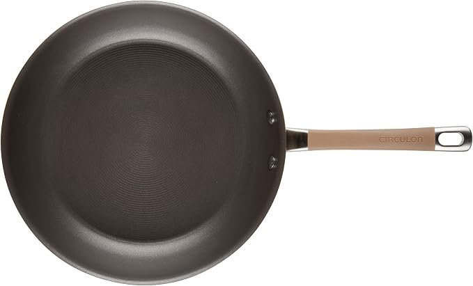Circulon Premier Professional Hard Anodized Nonstick Cookware Induction Pots and Pans Set Nonstick, Home Essentials, 12-Piece, Bronze