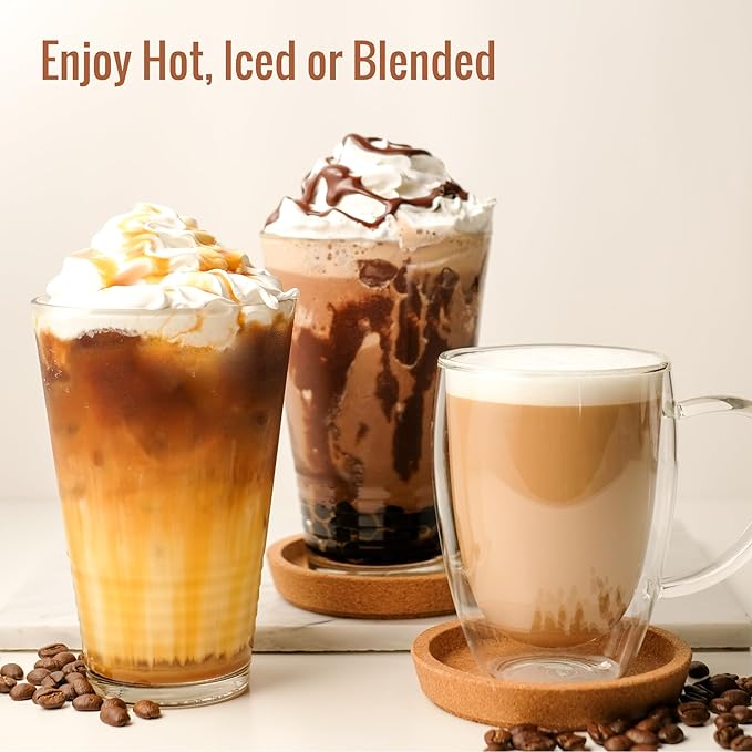 MOCAFE Charcoal Mocha Mix, 3-Pound Bag Instant Frappe Mix, Coffee House Style Blended Drink Used in Coffee Shops