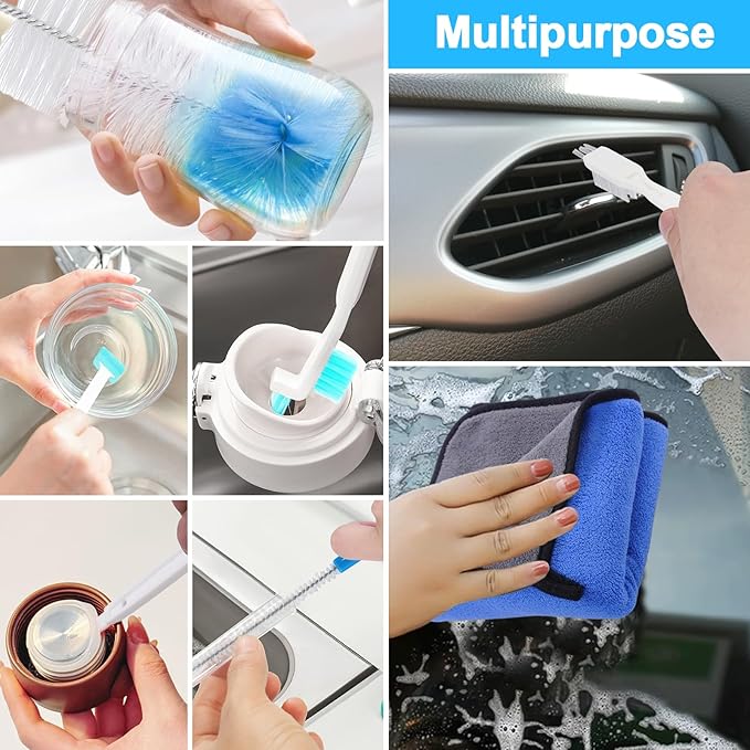 XANGNIER Single Serve Coffee Maker Cleaning Brush Kits,6 Pcs Mini Coffee Pod Machine Cleaner Tools Accessories