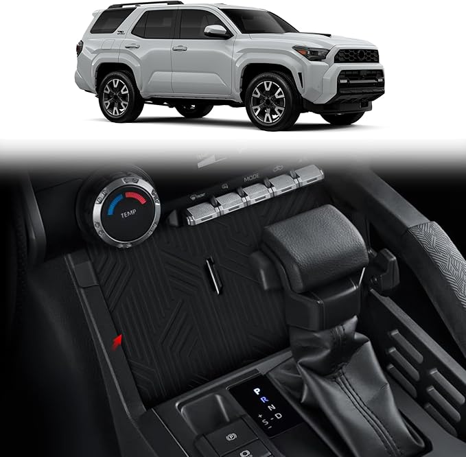 Car Wireless Charging Silica Gel Pad for 2024 2025 2026 Toyota 4runner & Tacoma Mobile Phone Charging Non-Slip Mat Interior Modification Accessories (Protective pad-Not a Charging Device)