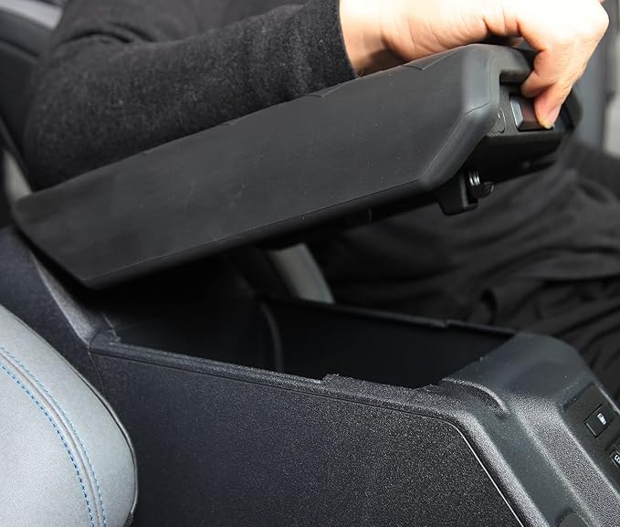 Center Console Armrest Cover Compatible with Ford Bronco Accessories 2021 2022 4 Door and 2 Door, Scratch Resistance Center Console Arm Rest Pad Cushion Automotive Interior Accessories