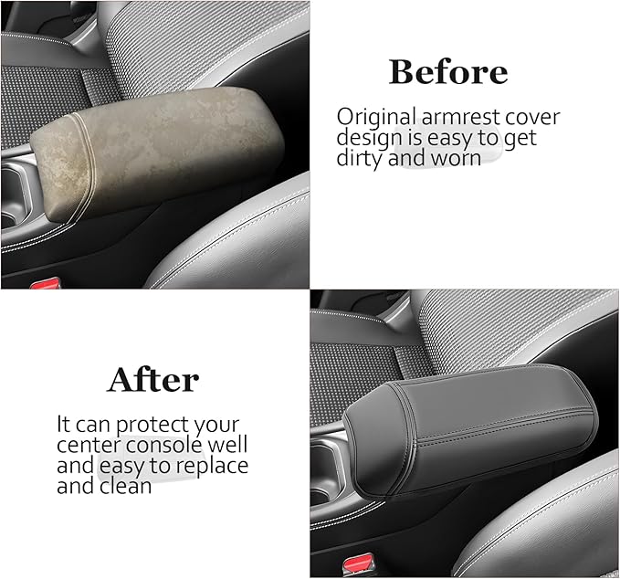 SKTU for 2025 2026 Nissan Kicks Center Console Cover for 2025 2026 Nissan Kicks (S/SV/SR) Armrest Cover Nissan Kicks 2025 2026 Accessories 2025 2026 Kicks Soft Console Cushion-Durable