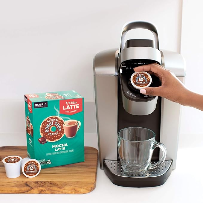 The Original Donut Shop Mocha One-Step Latte, Single Serve Coffee K-Cup Pod, Flavored Coffee, 60 Count (6 Packs of 10)