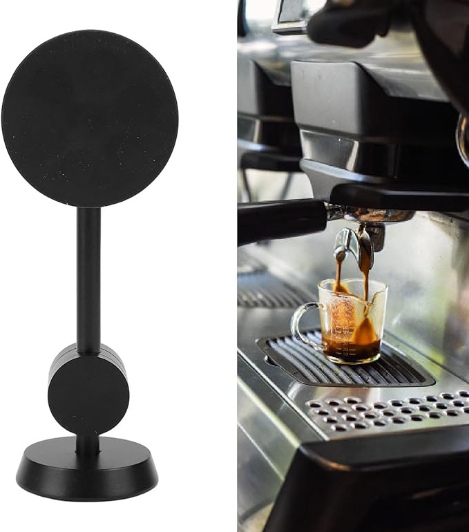 Magnetic Puck Screen Stand, Aluminum Alloy Coffee Filter Rack Bracket with Strong Magnet for Italian Coffee Machine Accessory