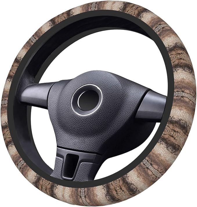 Snake Scales Car Steering Wheel Cover, 15 Inch Steering Wheel Cover Stylish Decor for Most Cars