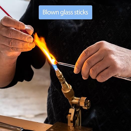 15 Pack Glass Stirring Rods: Diameter 0.314 inch Length 10 inch Glass Stir Sticks, Borosilicate Glass Stirring Rod for Mixing Lab