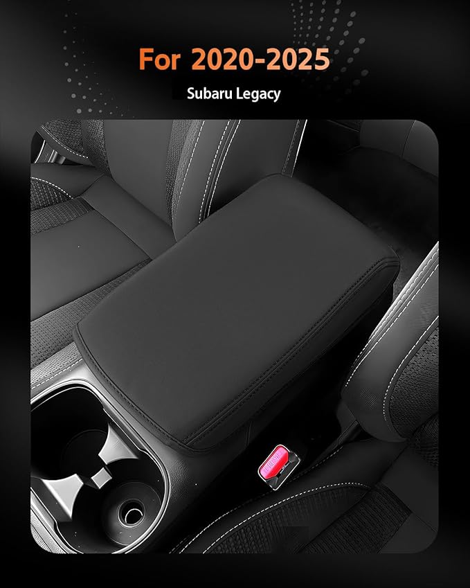 CDEFG for Subaru Legacy 2020-2025 Center Console Cover Armrest Box Cover for Legacy (Premium, Sport, Limited, Touring XT) 2020 2021 2022 2023 2024 2025 Accessories Console Arm Rest Protector