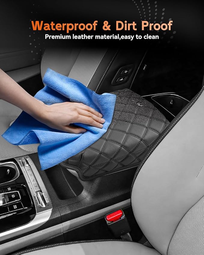 CDEFG for Kia Carnival 2022-2025 2026 Center Console Cover Armrest Box Cover for Carnival (LX, LXS, EX, SX, SX Prestige) Accessories Console Arm Rest Protector