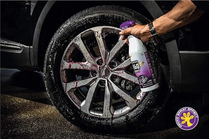 Sisbrill V60 Sport Wheel and Tire Cleaner Spray – pH Neutral Car Wheel Cleaner, Gecko Spray Effect, Safe Brake Dust Remover – Pack of 3 (33 fl oz each)