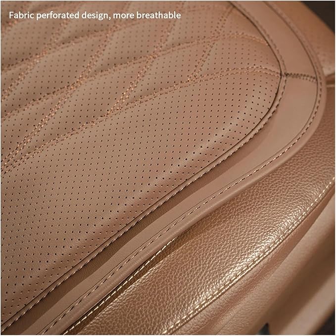 F Car Seat Cushion for BMW All Model I3 I4 I8 X1 X2 X3 X4 X5 X5M X6 X7 Z4 Car Lumbar Support Pillow Auto Seat Waist Back Cushion Y (Color : Beige C)