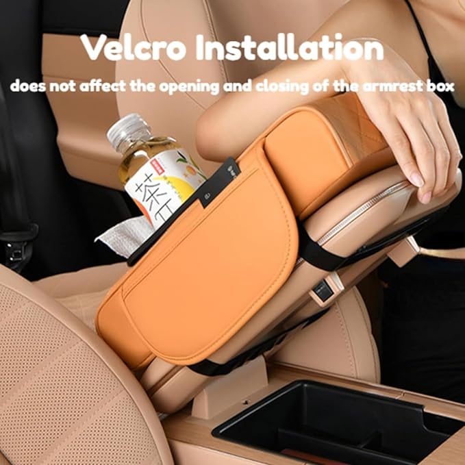Car Center Console Cover for Kia Sportage NQ5 2022-2025 (Automatic), Leather Center Console Cushion Waterproof Breathable with Storage Bag Protector Pad Interior Accessories,B/Black