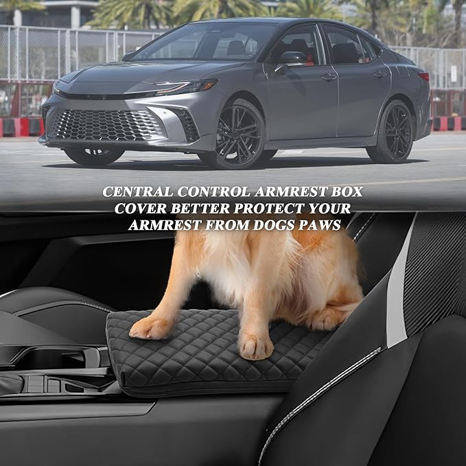 BIBIBO for 2025 2026 Toyota Camry Center Console Cover 2025 2026 Toyota Camry Console Lid,2025 Camry Arm Rest Pad Seat Box Cover,Toyota Camry Interior Accessories 2025 Camry Arm Rest Cover 2025 Camry