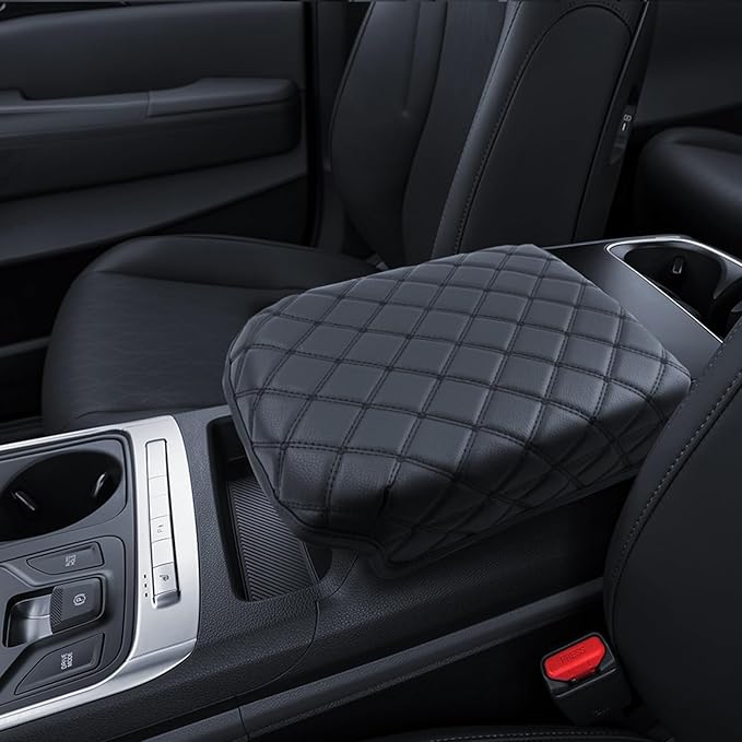 Armrest Cover for Kia Carnival 2026 2025 2024 2023 2022 Accessories Center Console Middle Lid Pad Protector for Car Elbow Rest