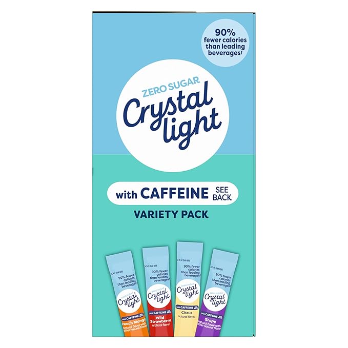 Crystal Light Energizing Variety Pack, 44 ct On-the-Go Packets