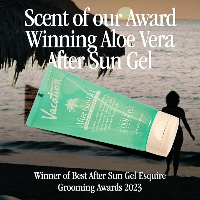 Vacation After Sun Gel Hanging Air Freshener, World Famous Signature Scent, Deodorizer for Car, Home & Office (Pack of 3)