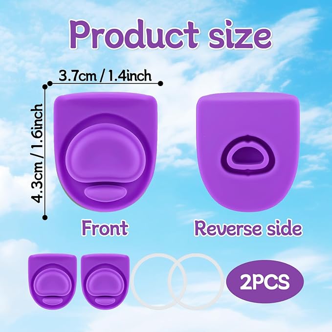 2 Sets Replacement Rubber Stopper and O Ring Gasket Compatible with Owala FreeSip 24oz 32oz,Water Bottle Lid Insert Cap Seal Parts for Owala 16/19/24/32/40oz Mouthpiece Accessories B2S1