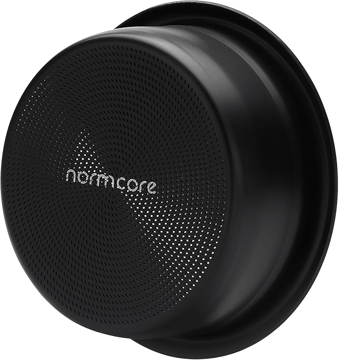 Normcore 58mm Precision High Extraction Basket With Titanium PVD Coating, Bottomless Portafilter Precision Filter Basket 22 Gram For 58mm Espresso machines, 22g