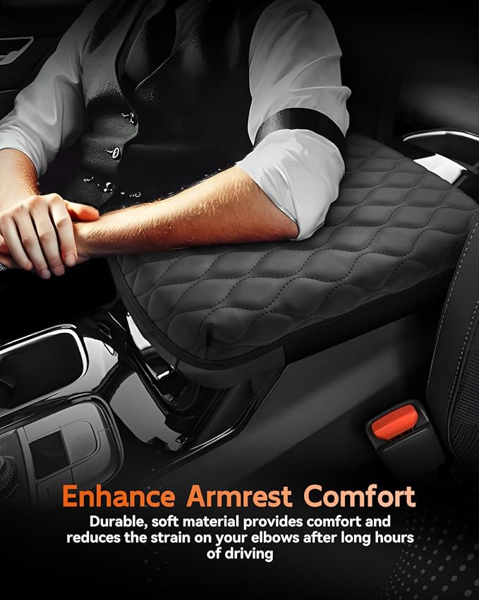 CDEFG for Kia Telluride 2020-2025 2026 Center Console Cover Armrest Box Cover for Telluride (LX, S, EX, SX, SX Prestige) Accessories Console Arm Rest Protector