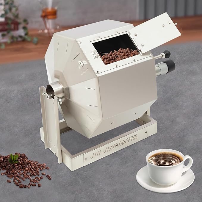14.5L/3.83Gal Coffee Bean Roaster, Electric Coffee Bean Baker Peanut Roaster,with a Speed Controller,Stainless Steel Coffee Bean Roasting Machine,for Home & Commercial Use
