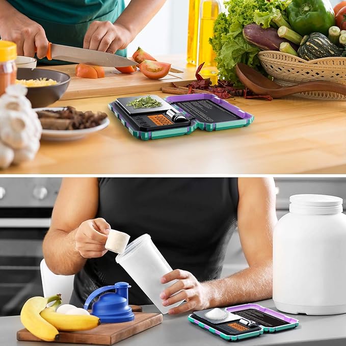 (Upgradaed) AMIR Digital Mini Scale, 200g /0.01g Pocket Scale, 50g Calibration Weight, Electronic Smart Scale, 6 Units, LCD Backlit Display, Tare, Auto Off, Stainless Steel (Battery Included)