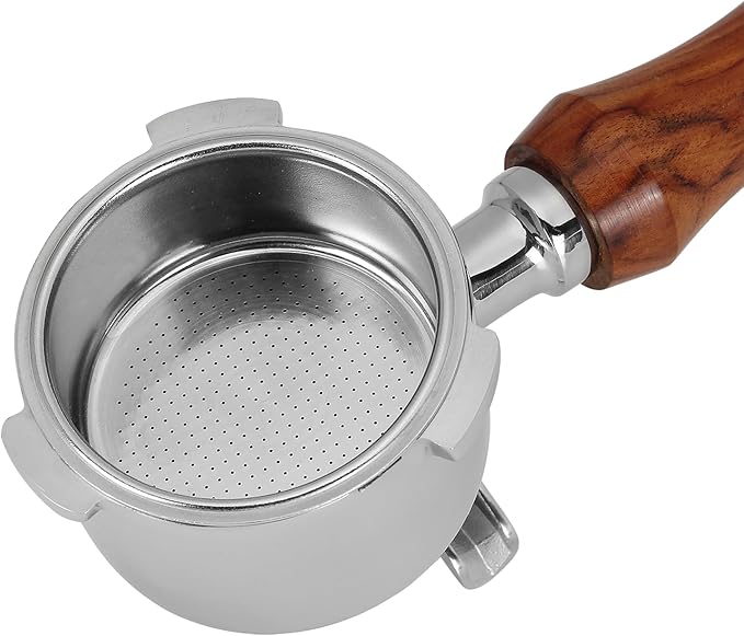 DIBTSA 51mm Espresso Portafilter Double Spouts 3 Ears Compatible with Dedica EC680, EC685 Espresso Machines
