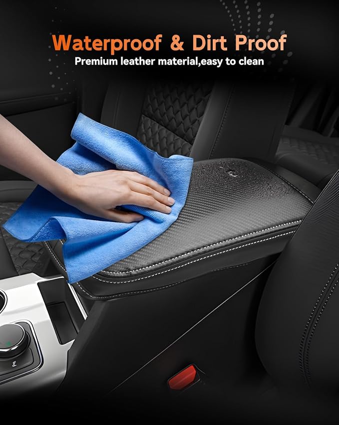 CDEFG for Chevrolet Blazer 2019-2025 2026 Center Console Cover Armrest Box Cover for Chevy Blazer (2LT, 3LT, Premier, RS) Accessories Console Arm Rest Protector