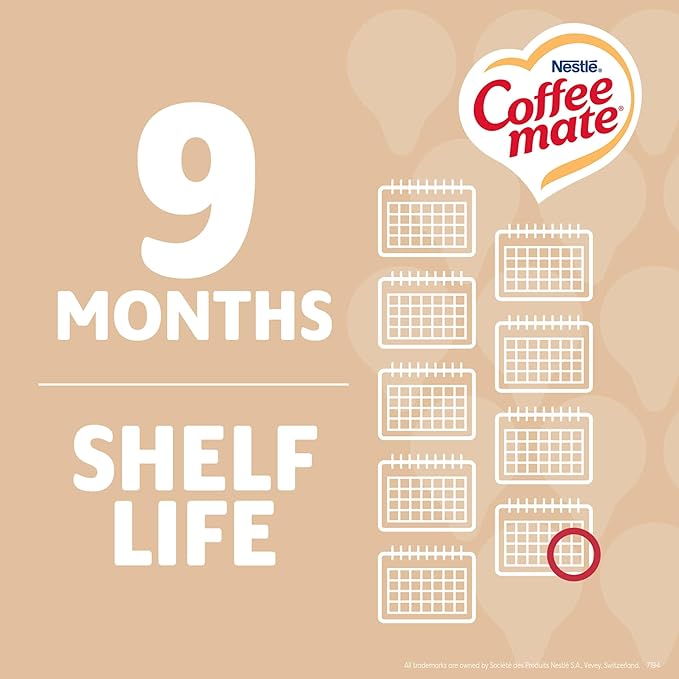 Nestle Coffee mate Coffee Creamer, Original, Liquid Creamer Singles, Non Dairy, No Refrigeration, 0.375 fl oz Tubs (Pack of 200)