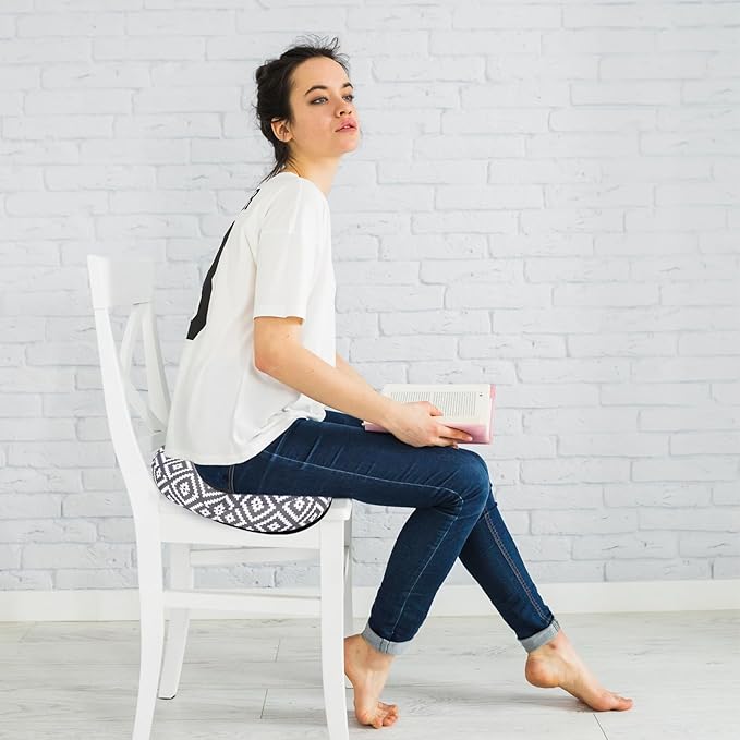 Donut Pillow for Hemorrhoids Seat Cushion for Tailbone Pain Relief - Gray Home Office Chair Cushion for Long Sitting Work - Memory Foam Car Seat Cushions for Driving Butt Pain Pressure