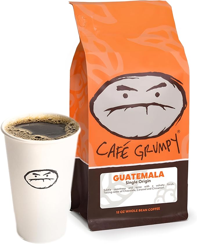 Café Grumpy Guatemala Medium Roast Coffee Organic Single Origin French Press Drip, Medium Grind, for Pour Over, Cold Brew, 12oz Bag