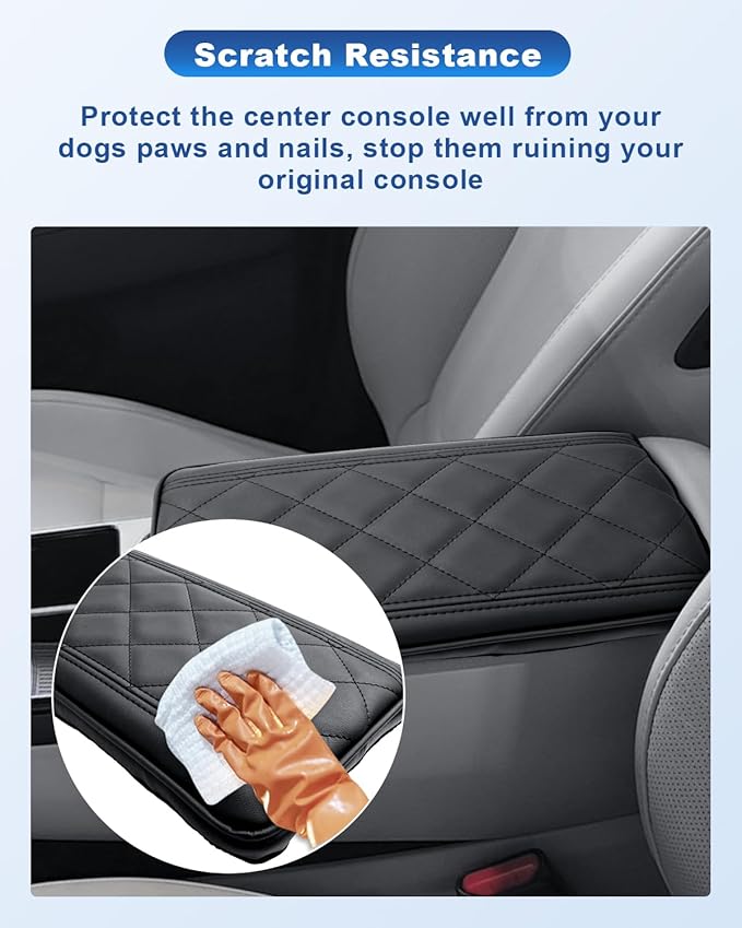 CDEFG Compatible with 2025 2026 Hyundai Tucson Limited Center Console Cover for 2025 2026 Tucson Limited/ 2025 2026 Tucson Hybrid Accessories Armrest Cover Middle Console Arm Rest Pad