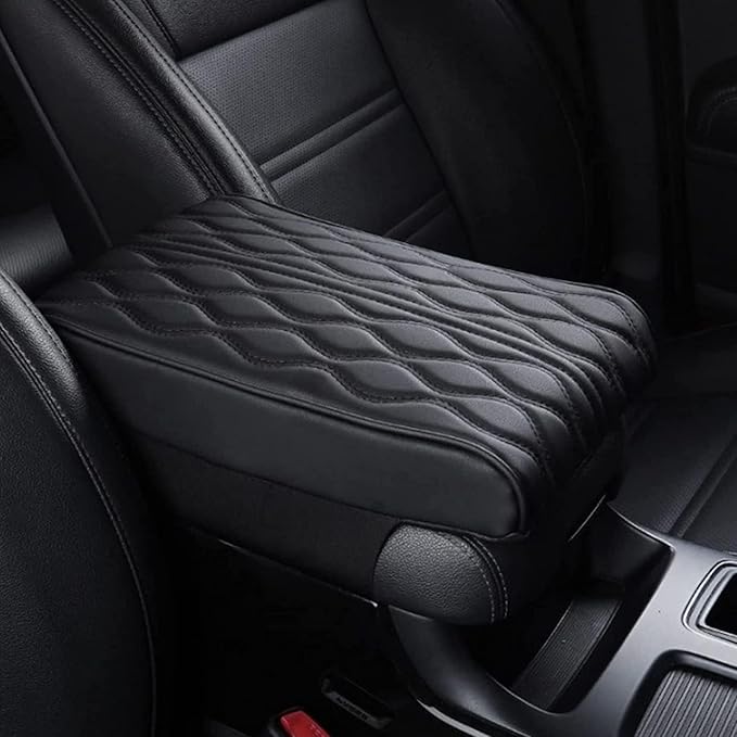 Car Armrest Pad for Mercedes Benz S Class S500 S580 S580e Waterproof Center Console Pad Car Armrest Seat Box Cover Protector Universal Arm Rest Cushion Pads,F