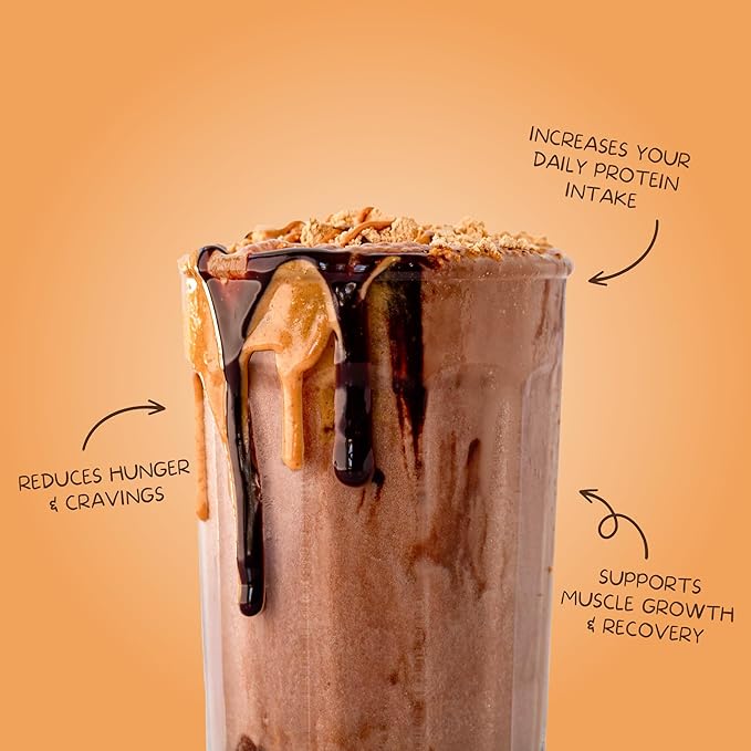 Clean Simple Eats Whey Protein Powder, Chocolate Peanut Butter Flavor Naturally Sweetened, 100% Grass Fed Protein Powder with Digestive Enzymes & No Artificial Ingredients, Gluten Free, 30 Servings