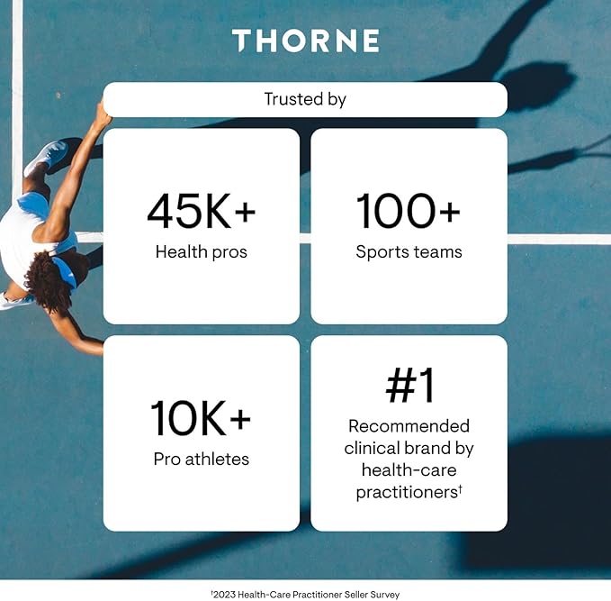THORNE - Daily Electrolytes - Zero Sugar & Low-Calorie Electrolyte Powder Drink Mix - Flavors Derived from Natural Sources - NSF Certified for Sport - Watermelon - 30 Stick Packs