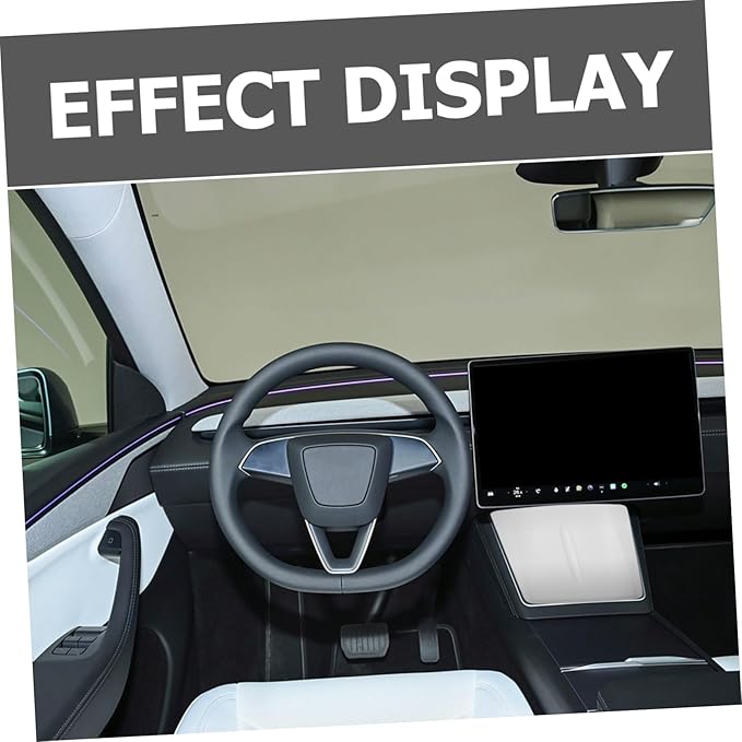 Mikikit Charging Pad Compatible Non- Console Charger Mobile Phone Holder Car Interior Accessory White