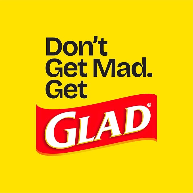 Glad ForceFlex Tall Kitchen Trash Bags, 13 Gallon, Fresh Clean, 140 Count (Package May Vary)