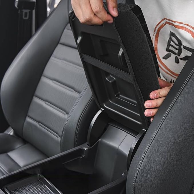 AOMSAZTO Center Console Cover Customized Armrest Cover Compatible with 2022-2023 Honda Civic, Soft Cozy Leather Arm Rest Covering for Car