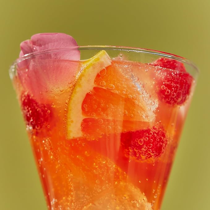 De Soi Très Rosé 12-Pack – Sparkling Non-Alcoholic Rosé-Inspired Drink with Adaptogens, L-Theanine, Lion’s Mane & Reishi Mushroom, Elegant Mocktail & Alcohol Alternative