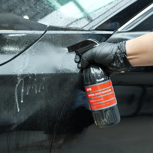SPTA 16 oz 500ml Heavy Duty Water Spot Remover Gel for Paint, Glass, and Metal - Mineral and Water Spot Remover for Cars, Trucks, Motorcycles, RVs & More -CL019