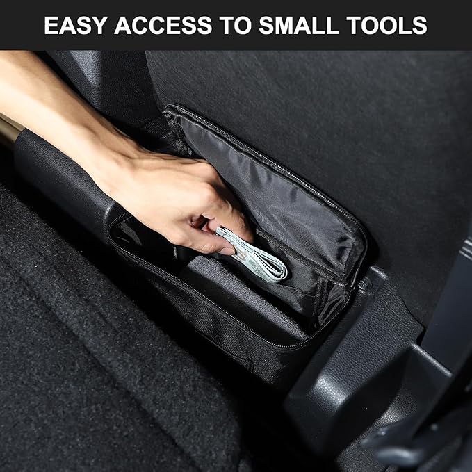 Under Seat Organizer Compatible with Toyota Tacoma 2024 2025 2026 Backseat Rear Under Seat Left Side Storage Bag Car Interior Organizer Accessories 1PCS