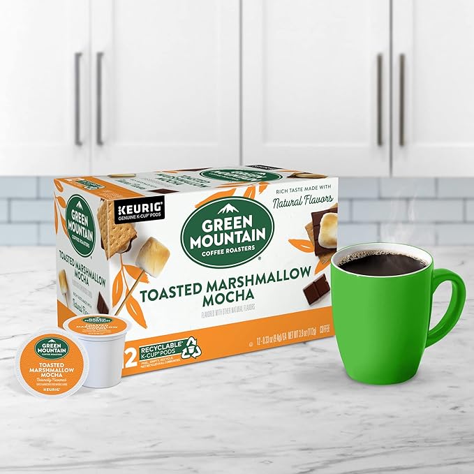 Green Mountain Coffee Roasters Seasonal Selections Toasted Marshmallow Mocha, 72 Count (6 Packs of 12)