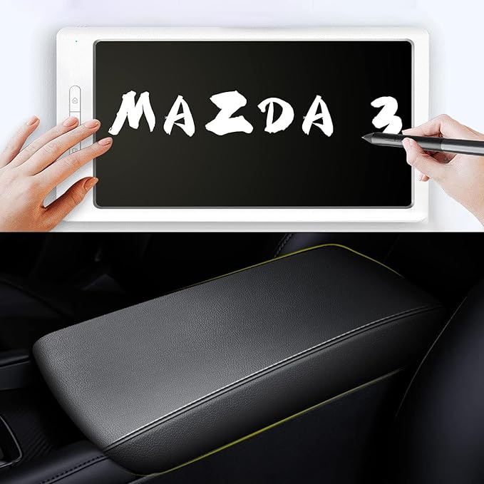 AOMSAZTO Console Covers for 2020-2024 Mazda Mazda3 Black