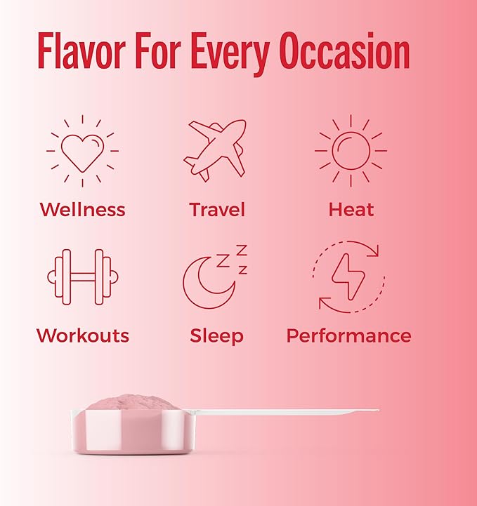 TREVI™ Sugar Free Electrolytes - Everyday Hydration Drink Mix Hydration Powder Multi Serving Tub - 45 Serving - Sour Cherry
