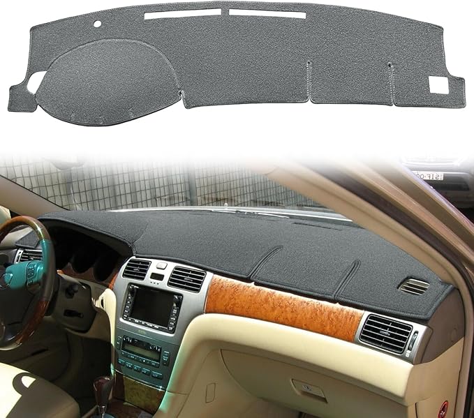 Dash Cover Mat Custom Fit for 2002-2006 Lexus ES300 ES330, Dashboard Cover Pad Carpet Protector F116 (Charcoal Gray)